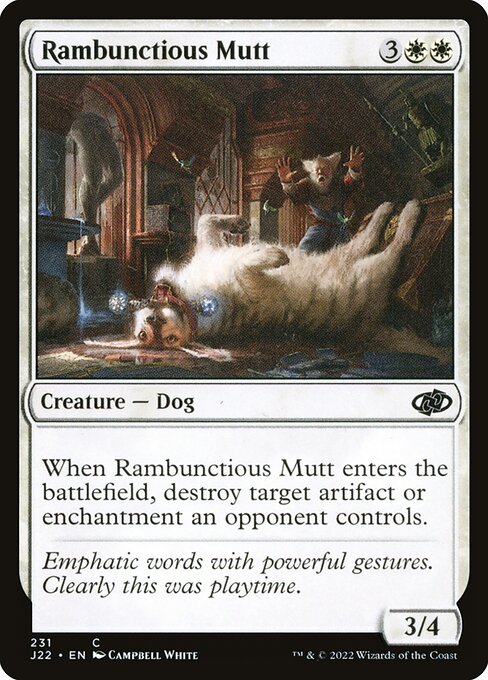 Rambunctious Mutt (Jumpstart 2022 #231)