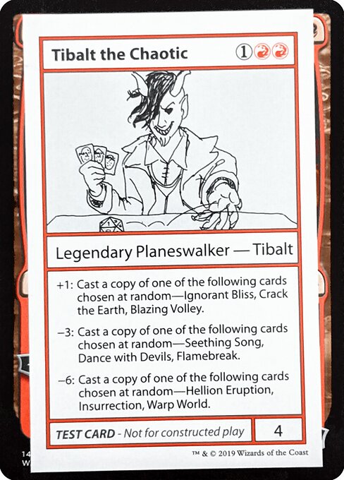 Tibalt the Chaotic (Mystery Booster Playtest Cards 2021 #66)