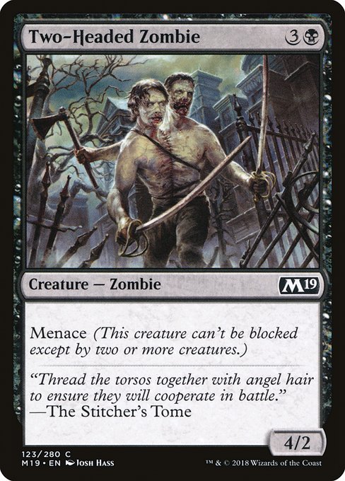 Two-Headed Zombie (M19)