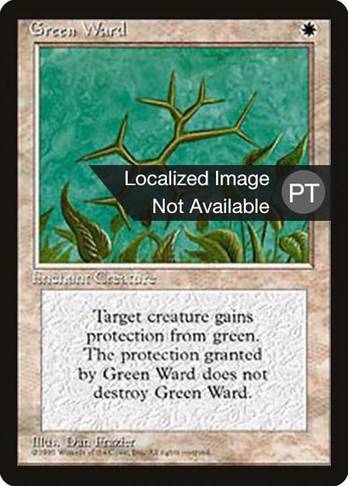 Green Ward (Fourth Edition Foreign Black Border #27)