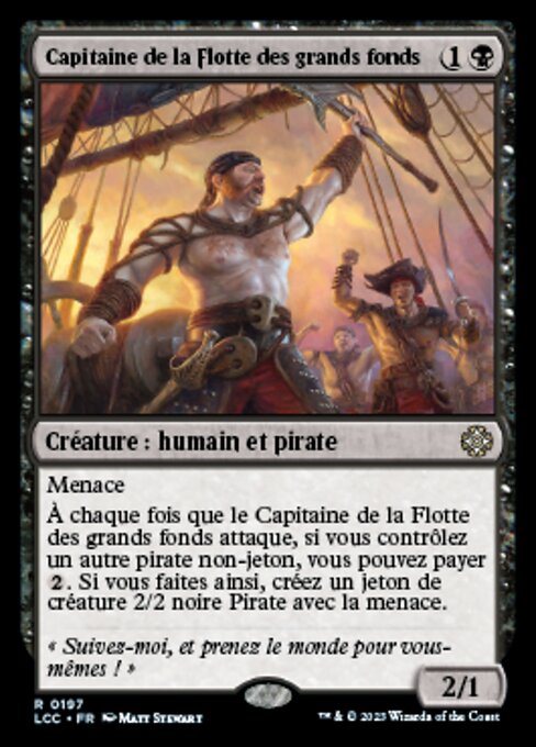 Fathom Fleet Captain (The Lost Caverns of Ixalan Commander #197)