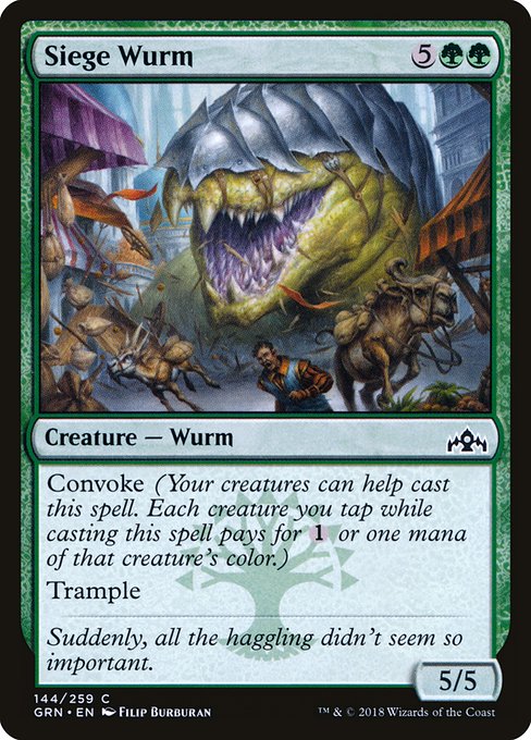 Siege Wurm (Guilds of Ravnica #144)