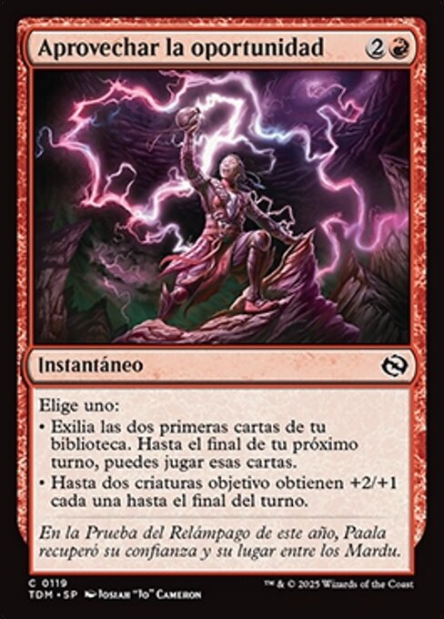 Aprovechar la oportunidad