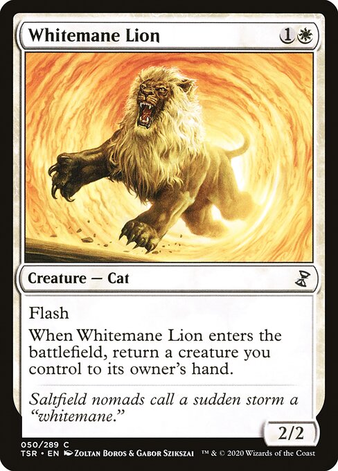 Whitemane Lion (Time Spiral Remastered #50)