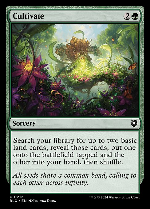 Cultivate (Bloomburrow Commander #212)