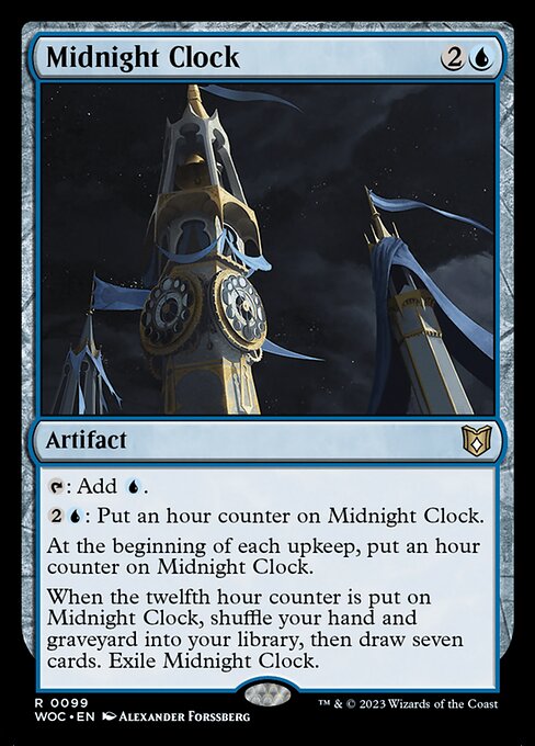 Midnight Clock (Wilds of Eldraine Commander #99)