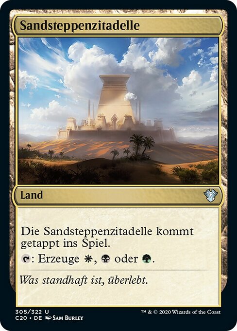 Sandsteppe Citadel (Commander 2020 #305)