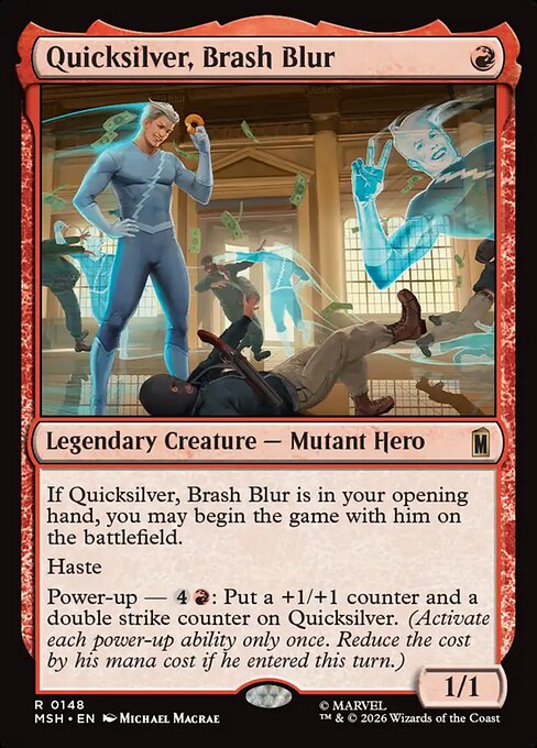 Quicksilver, Brash Blur magic the gathering card art
