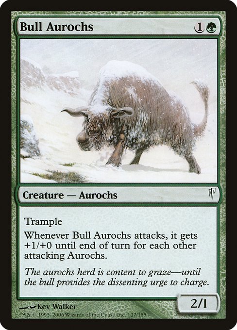 Bull Aurochs (Coldsnap #107)