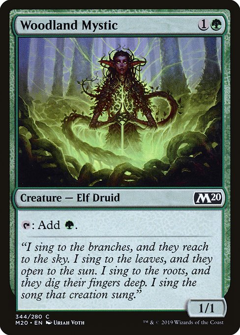 Woodland Mystic (Core Set 2020 #344)