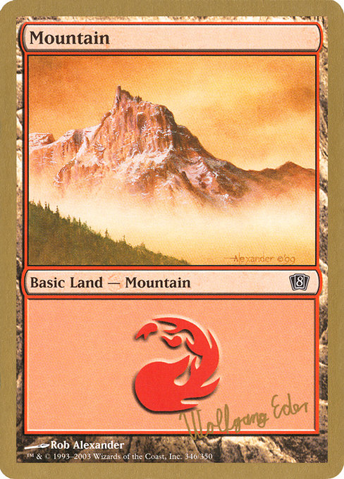 Mountain (World Championship Decks 2003 #we346)
