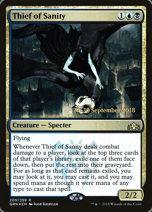 Thief of Sanity (Guilds of Ravnica Promos #205s)