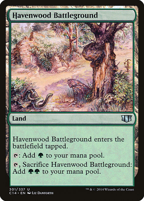 Havenwood Battleground (Commander 2014 #301)