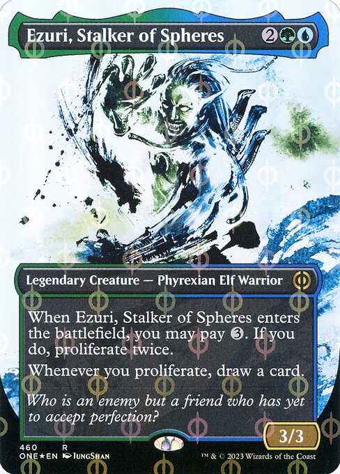 Ezuri, Stalker of Spheres (Phyrexia: All Will Be One #460)