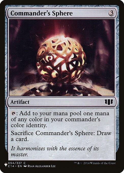 Commander's Sphere (The List #C14-54)