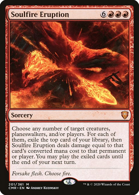 Soulfire Eruption (cmr) 201 Soulfire Eruption (cmr) 201