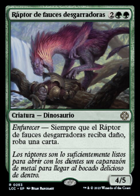 Ripjaw Raptor (The Lost Caverns of Ixalan Commander #253)