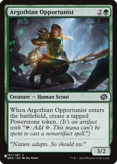 Argothian Opportunist (The List #BRO-167)