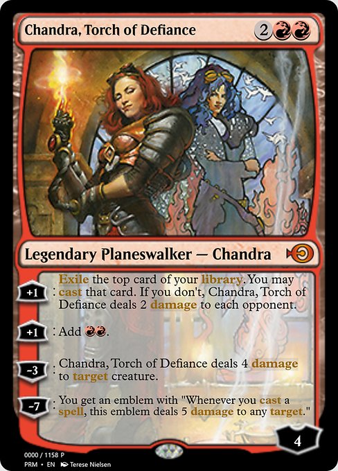 Chandra, Torch of Defiance (prm) 70934