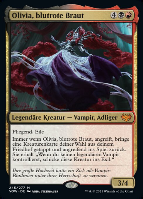 Olivia, Crimson Bride (Innistrad: Crimson Vow #245)