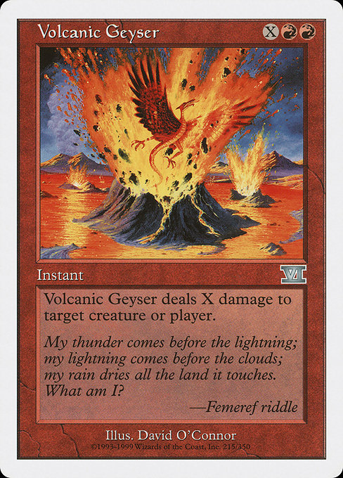 Volcanic Geyser (Classic Sixth Edition #215)