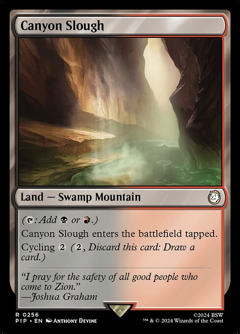 Canyon croupissant|Canyon Slough