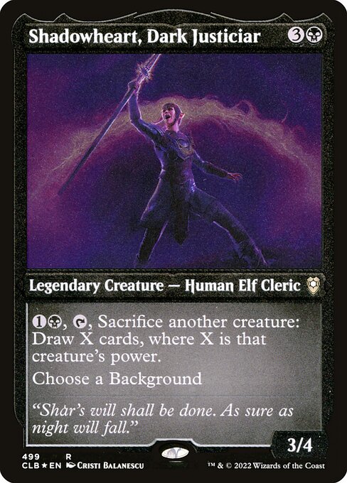 Shadowheart, Dark Justiciar card image