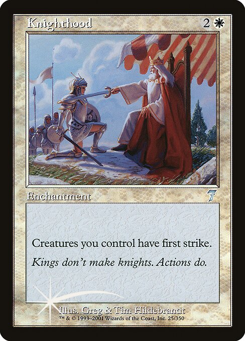 Knighthood card image