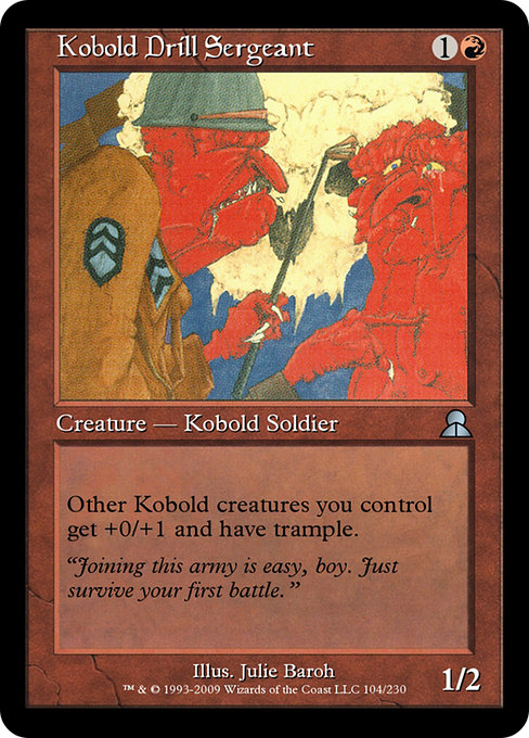 Kobold Drill Sergeant (Masters Edition III #104)