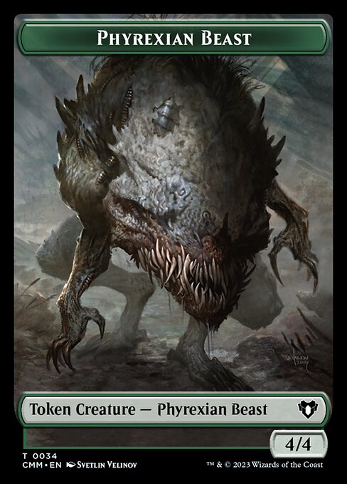Phyrexian Beast (Commander Masters Tokens #34)