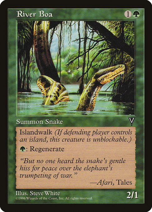 River Boa card image