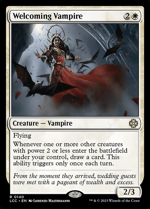 Welcoming Vampire (The Lost Caverns of Ixalan Commander #140)