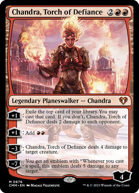 Chandra, Torch of Defiance (Commander Masters #876)