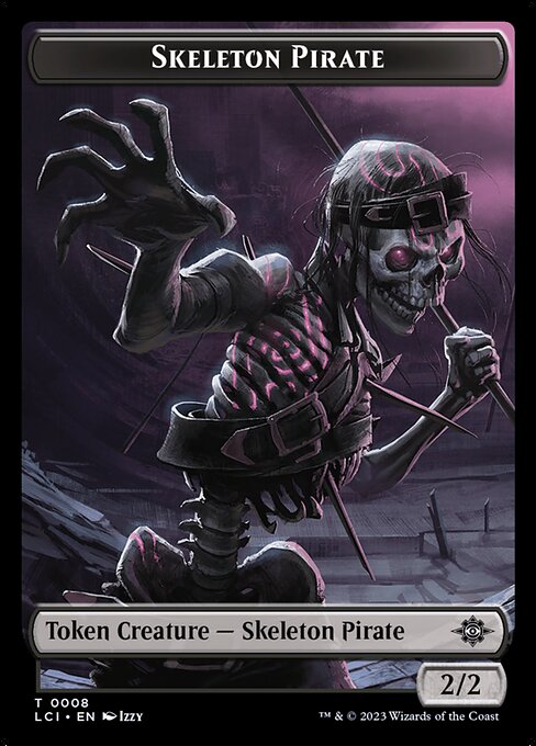 Skeleton Pirate (The Lost Caverns of Ixalan Tokens #8)