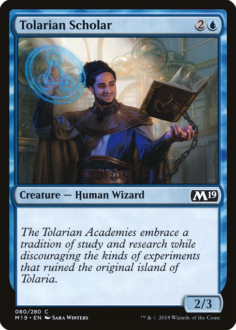 Tolarian Scholar (Core Set 2019 #80)