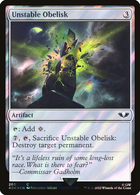Unstable Obelisk card image