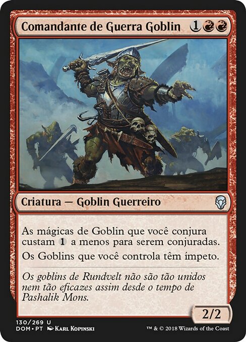 Goblin Warchief (Dominaria #130)