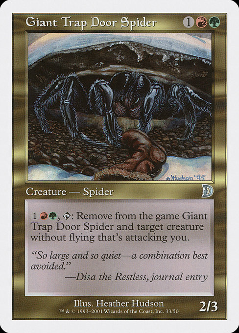 Giant Trap Door Spider (Deckmasters #33)