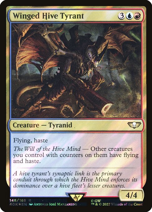 Winged Hive Tyrant (Warhammer 40,000 Commander #148★)