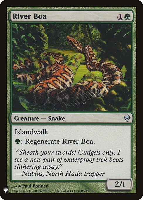 River Boa (Mystery Booster #1315)