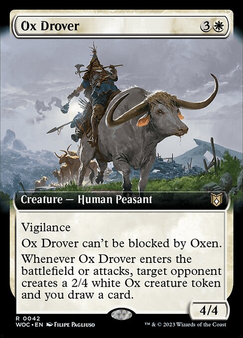 Ox Drover (Extended Art)