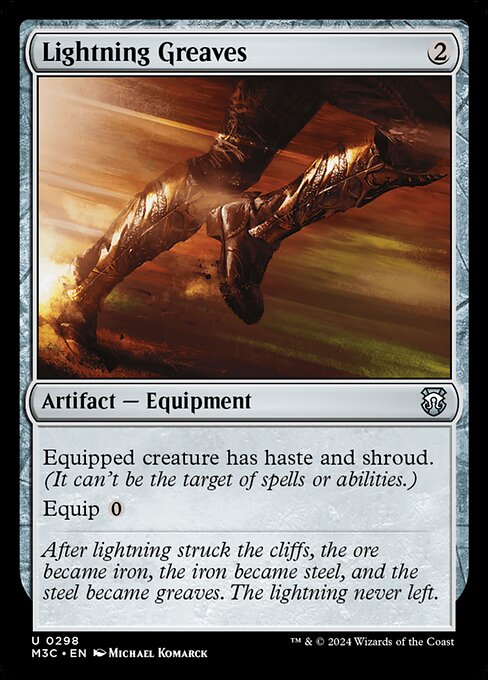 Lightning Greaves (Modern Horizons 3 Commander #298)
