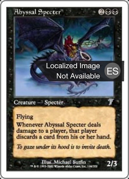 Abyssal Specter (Seventh Edition #116)
