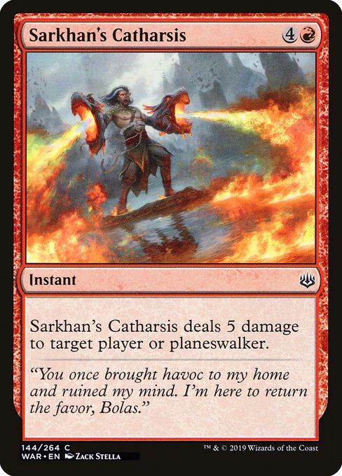 Sarkhan's Catharsis (War of the Spark #144)
