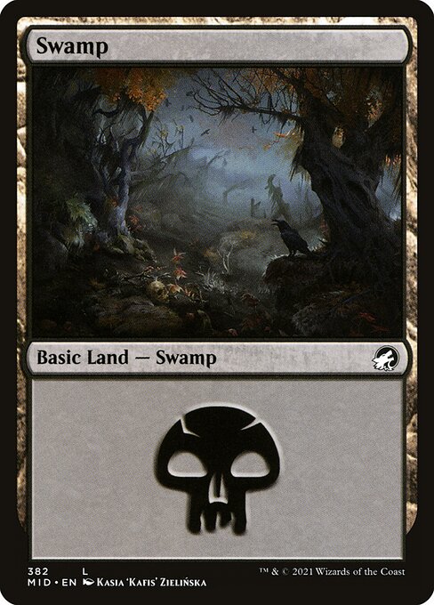 Swamp (Innistrad: Midnight Hunt #382)