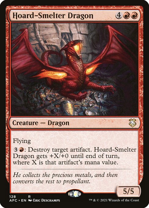 Hoard-Smelter Dragon (Forgotten Realms Commander #128)