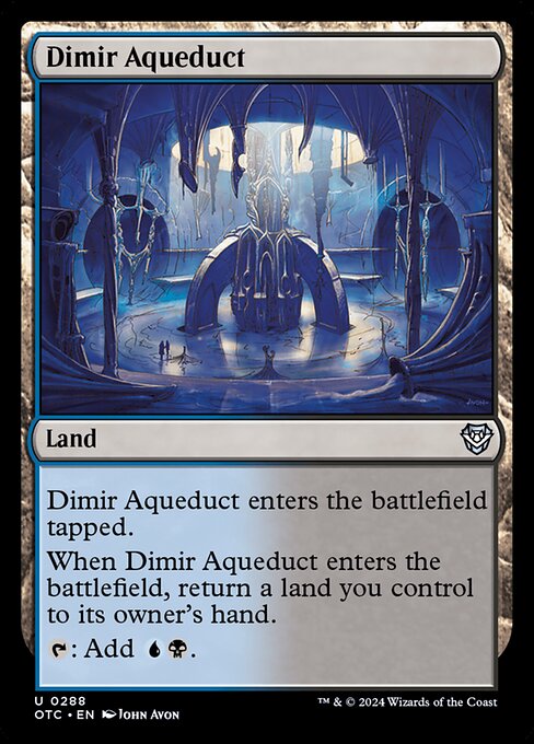 Dimir Aqueduct (Outlaws of Thunder Junction Commander #288)