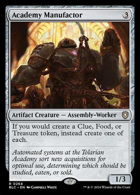 Academy Manufactor (Bloomburrow Commander)