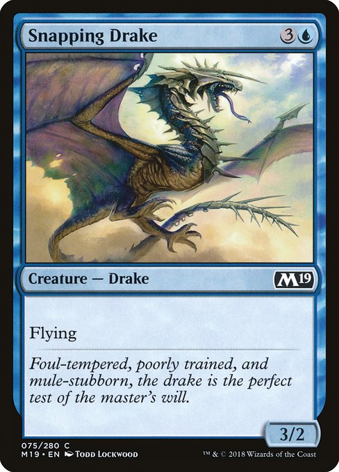 Snapping Drake (Core Set 2019 #75)