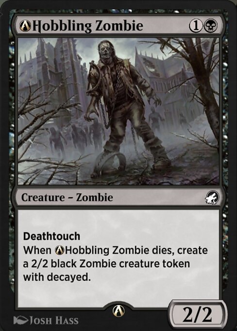 A-Hobbling Zombie (Innistrad: Midnight Hunt #A-106)